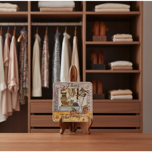 Brunelli “Shopping for Gloves” Plate Italian Fashion Art Girlhoodcore Whimsical